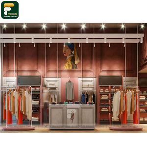 Étagère de présentation de vêtements moderne, comptoir de vêtements, armoire à vêtements, mobilier commercial - Product Image 5