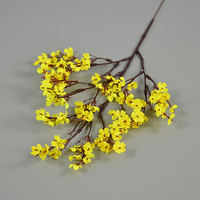 10 buah bunga sutra palsu baby Breath imitasi bunga untuk pengaturan bunga meja pesta (10 buah)