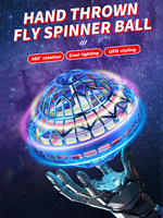 Juguete de Bola Voladora LED UFO, Boomerang Giratorio de 360 Grados, Mini Dron, Bola Voladora Mágica, Juego para Interiores y Exteriores, Regalo