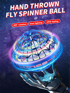 Jouet boule volante LED UFO, rotation à 360 degrés, boomerang flottant, mini drone, boule volante magique, jeu d'intérieur et d'extérieur, cadeau - Product Image 4