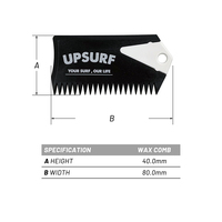 Accessoires de planche de surf Fin Key Surf Peigne en cire logo personnalisé