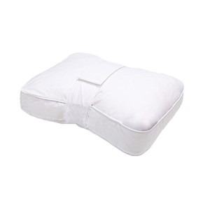 Almohada de espuma viscoelástica para piernas con correa ajustable para mujeres embarazadas, forma oblonga blanca - Product Image 5