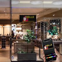 Pantalla LED Programable con Control por Aplicación, Letrero Luminoso LED Personalizado, Panel Publicitario, Luces LED para Automóviles, Ojos LED para Camiones