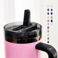 Messi chèvre rose 40oz étanche Protour Flip paille couvercle gobelet Double paroi isolation sous vide tasse avec bec amovible