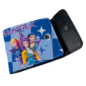 नई शैली मिश्रण कस्टम एनीमे पु चमड़े के बटन छोटे pu वॉलेट कार्टून वॉलेट पर्स महिला पुरुषों का सिक्का बैग - Product Image 4