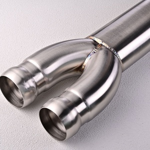 Exhaust Single Midpipe SS304 Pipe for BMW M3/M4 G80/G82/g8x 3.0T 2019+ 3.5inch 89MM Muffler Exhaust Pipe - Product Image 3