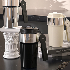2026 Stainless Steel Thermos Coffee <b>Cup</b> – Vacuum Insulated Bottle Keeps Hot & <b>Cold</b>, Portable Travel Mug for Office, Camping, Com - Product Image 2