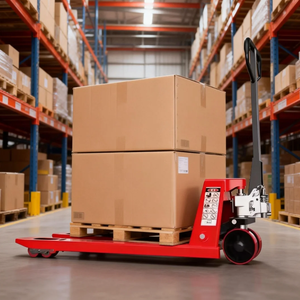 Гидравлический ручной домкрат для тяжелых условий эксплуатации - Ручная тележка для поддонов для складской логистики и обработки материалов - Грузоподъемность 1,5 тонны - Product Image 2