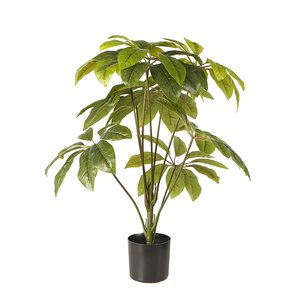 Árbol Artificial de Schefflera <span class=keywords><strong>Arboricola</strong></span> de 65 cm, Árbol de Paraguas Artificial, Árbol Decorativo de Interior, Árbol Perenne - Product Image 1