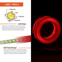 Feux arrière à LED pour Infiniti G37 Coupé 2008-2013 Q60 Coupé 2014-2015 Lentille fumée Boîtier noir