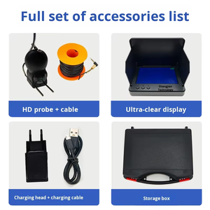 Caméra <span class=keywords><strong>de</strong></span> pêche sous-marine plus récent IP68 100ft avec système <span class=keywords><strong>de</strong></span> sonar en Mode eau <span class=keywords><strong>de</strong></span> boue détecteur <span class=keywords><strong>de</strong></span> poisson capteur <span class=keywords><strong>de</strong></span> température <span class=keywords><strong>de</strong></span> profondeur pour la pêche en bateau <span class=keywords><strong>sur</strong></span> glace - Product Image 6