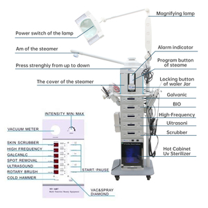 Máquina Facial 19 en 1 Multifunción con Oxígeno, Hidro Microdermoabrasión, Limpieza Facial, Dermoabrasión - Product Image 3