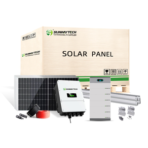 Wholesale <strong>Price</strong> High Voltage 10kw Hybrid Inverter <strong>Solar</strong> <strong>Panel</strong> Kit <strong>Solar</strong> Energy <strong>System</strong> with High Volt Growatt Battery 10kwh - Product Image 2