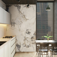 Panneau mural en PVC imperméable, design marbre, pour décoration intérieure, résistant aux UV, revêtement mural, panneau intérieur