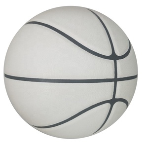 Ballon de basketball Wellson, nouveau design, extérieur, marque, durable, gris-bleu, revêtement PU, enveloppe en nylon, vessie en caoutchouc, taille 7, TPU, certifié EN71 - Product Image 1