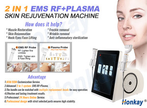 Dispositivo de Plasma Frío con Certificación CE, Limpia la Piel, Mejora la Absorción Cutánea, Elimina Pecas, Máquina de Plasma Ems 2 en 1 para Uso en Spa - Product Image 3