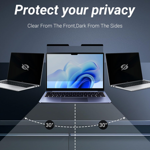 Film de protection magnétique anti-espionnage et anti-lumière bleue pour écran d'ordinateur portable grande taille personnalisé pour Macbook Air, anti-traces de doigts - Product Image 2