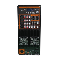 Haut-parleur actif audio professionnel en plastique, amplificateur de classe ab, entrée micro 4ch, haut-parleur bluetooth mp3 bocina