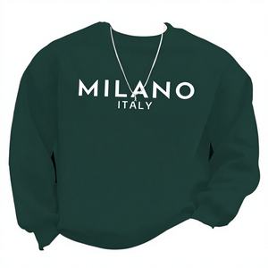 Sudadera Casual Estampada de Satén con Cuello en V y Manga Larga para Hombre y Mujer, Cómoda, Versátil, para Exteriores, 100% Poliéster - Product Image 4