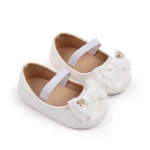 Chaussures de princesse pour bébé fille, en PU souple, motif à pois mignon, de haute qualité, chaussures de marche mignonnes pour bébé de 0 à 1 an - Product Image 4