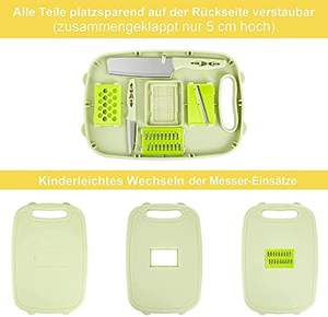 Paniers à légumes multifonctions pliables Planche à découper 2 en 1 Planches à découper en plastique - Product Image 2