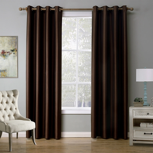 <b>Blackout</b> <b>Short</b> <b>Curtains</b> for Living Room Window,Classic Solid High Shading <b>Blackout</b> Window <b>Curtain</b> Fabric <b>Curtains</b> for Hotel/ - Product Image 4