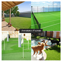 Prix bon marché tapis vert extérieur artificiel gazon synthétique imperméable jardin extérieur artificiel arrière-cour
