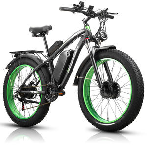Vélo de montagne électrique à pneus gras 24*4.0 durable et puissant, moteur sans balais, double vitesse 7, batterie au lithium 48V, <span class=keywords><strong>cadre</strong></span> en alliage d'aluminium - Product Image 5