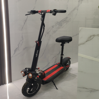Moda Deposu Fabrikadan Doğrudan Satış 48V Katlanabilir Elektrikli Scooter 500W Çift Süspansiyonlu Arazi Tipi E-Scooter Koltuklu