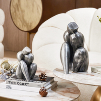 Accessoire de table intérieur en alliage d'objet de bureau en argent antique pour la décoration intérieure de la maison moderne pour le salon