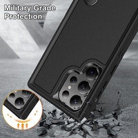 Étui de protection pour Samsung Galaxy S26 Edge S25 FE S24 Plus S23 Ultra A17 Antichoc 360 °   Protection intégrale en polycarbonate rigide, pare-chocs professionnel