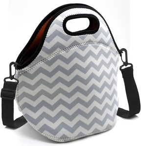 Borsa Termica Leggera Personalizzabile con Strisce, Lavabile, per Pranzo o Gite, con Cinghie, in Neoprene Isolante, per Donne <span class=keywords><strong>e</strong></span> Uomini - Product Image 1