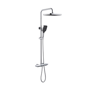 Shower Set XL-046 Square Rainfall Shower Head Chrome Plated Corrosion Prevention Bathroom Fixture - Product Image 5