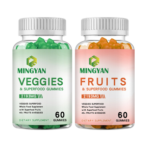 Complément Alimentaire en Gummies avec Plus de 40 Fruits et Légumes Biologiques - Mélange Superalimentaire de 2193 mg pour une Nutrition Quotidienne, Certifié GMP - Product Image 1