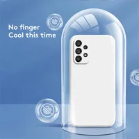 Coque de téléphone basique pour Samsung Galaxy A04S A22 A32 A42 A52 A52S A72 A13 A23 A33 A53 A54 A73 5G Housses classiques en silicone liquide souple