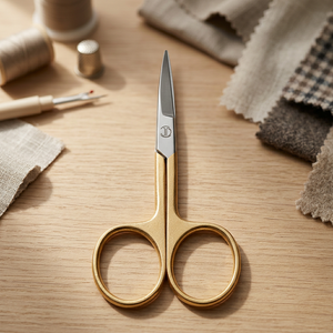 Ciseaux de Précision Professionnels ASAP en Acier Inoxydable de 3,5 Pouces pour Sourcils, Cuticules et Ongles, Poignée en Acier pour Droitiers - Product Image 3