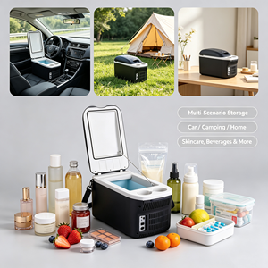 Evercool 12V coche Mini <span class=keywords><strong>nevera</strong></span> <span class=keywords><strong>pequeña</strong></span> 8l coche reposabrazos <span class=keywords><strong>nevera</strong></span> precio con Ce <span class=keywords><strong>nevera</strong></span> eléctrica - Product Image 5
