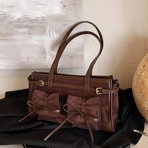 Nouveau sac à main tendance pour femme, sac à bandoulière avec nœud, édition coréenne, sac fourre-tout pour femme - Product Image 2