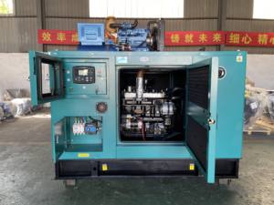 30KW 30KVA 3 상 50Hz 400V Weifang 리카르도 기술 엔진 사일런트 디젤 발전기 12V DC 전기 시동 수냉식 - Product Image 4