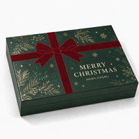 Boîte cadeau rigide personnalisée pour Noël, en carton gris argenté, emballage cosmétique écologique pour crème visage, avec insert en EVA et flocage ponctuel
