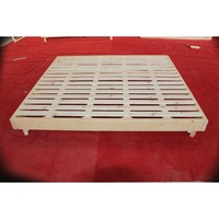 Cadre de lit de luxe Queen/King en bois personnalisable, avec sommier à lattes, support de plateforme, facile à assembler, durable, écologique et de taille adaptable