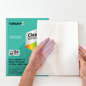 <span class=keywords><strong>Feuille</strong></span> <span class=keywords><strong>transparente</strong></span> à jet d'encre imperméable à l'eau clair A3 <span class=keywords><strong>A4</strong></span> <span class=keywords><strong>Laser</strong></span> autocollant papier PET auto-adhésif impression vinyle autocollant <span class=keywords><strong>feuille</strong></span> de papier - Product Image 3