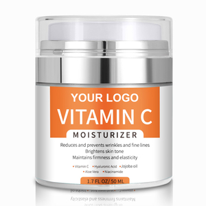 Marque privée Crème hydratante éclatante bio Crème pour le visage à la vitamine C éclaircissante anti-âge - Product Image 1
