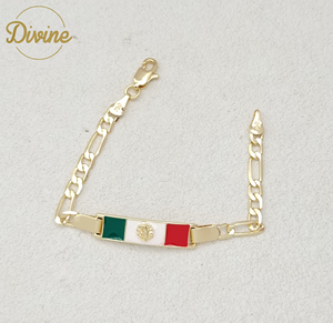 Joyería Divina Pulsera de Cadena de 15 cm de Oro Laminado de <span class=keywords><strong>14k</strong></span> para Niño, Alta Calidad, Precio de Mayoreo, Gran Venta - Product Image 5