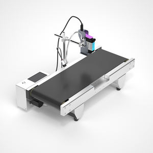 Imprimante à <span class=keywords><strong>jet</strong></span> d'encre de codage par lots, petite, automatique, de bureau, avec convoyeur en aluminium pour l'emballage alimentaire, la production de codage - Product Image 1