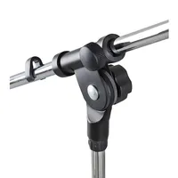 Support de micro télescopique professionnel - Support flexible en acier inoxydable pour scène, studio d'enregistrement (ajustable, durable) Rayyu GH-210S