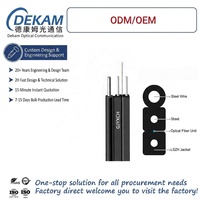 Cable de Fibra Óptica GJYXCH de 1 Núcleo G657A2 para Interiores, 3.0mm, Resistente a la Flexión, para Entierro Directo