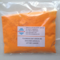 Colorants fluorescents jaune vert doré 10G Solvant vert 5 pour colorants à l'huile