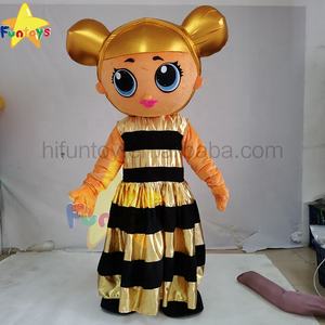 Funtoys personalizar Lo.L muñeca <span class=keywords><strong>belleza</strong></span> chica mascota <span class=keywords><strong>disfraz</strong></span> Diva muñeca <span class=keywords><strong>reina</strong></span> abeja fantasía dibujos animados Cosplay Halloween Traje para adultos - Product Image 1