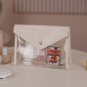 Cool Foldaway Uncloudy Glitter PVC Cosmétique Stockage Élastique Invulnérable Étui de Voyage Caverneux <span class=keywords><strong>Pochette</strong></span> de Voyage pour Maquillage Artiest - Product Image 5